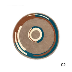 高級手作りタフティングガン刺しカーペット(circle)