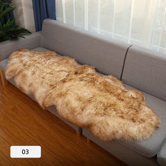 オーストラリア産高品質シープスキンラグ:厚手の長毛、快適さと贅沢さの完璧な融合(Sheepskin)