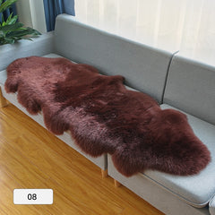 オーストラリア産高品質シープスキンラグ:厚手の長毛、快適さと贅沢さの完璧な融合(Sheepskin)