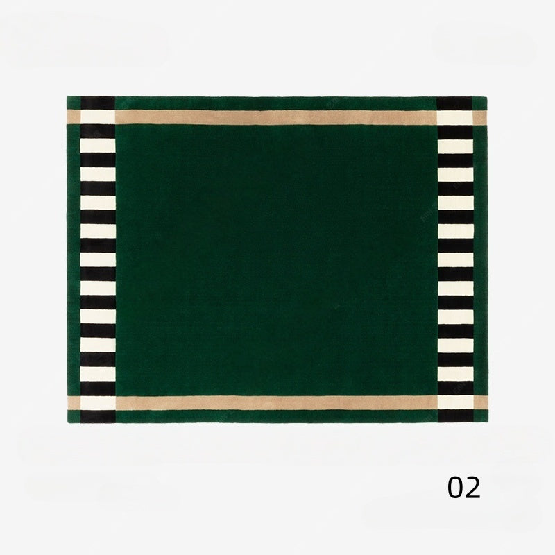 高級手作りタフティングガン刺しカーペット(Frame Stripe)