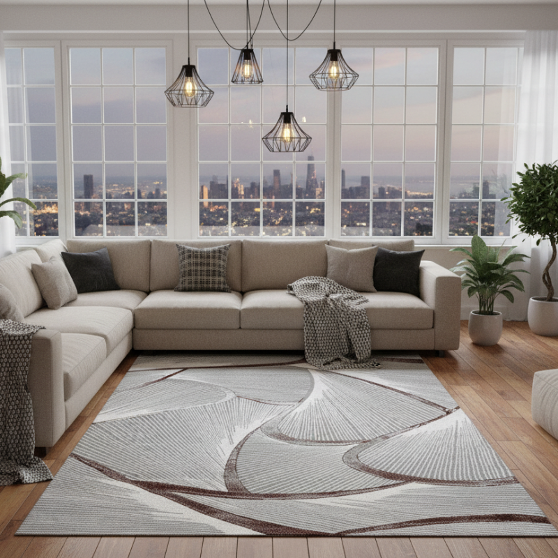 Mosaic Bloom polypropylene rug - image 16