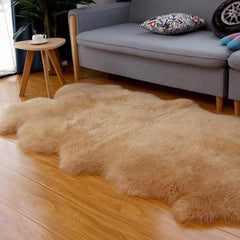 オーストラリア産高品質シープスキンラグ:厚手の長毛、快適さと贅沢さの完璧な融合(Sheepskin)