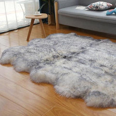 オーストラリア産高品質シープスキンラグ:厚手の長毛、快適さと贅沢さの完璧な融合(Sheepskin)