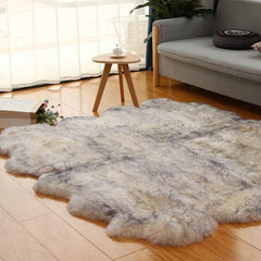 オーストラリア産高品質シープスキンラグ:厚手の長毛、快適さと贅沢さの完璧な融合(Sheepskin)