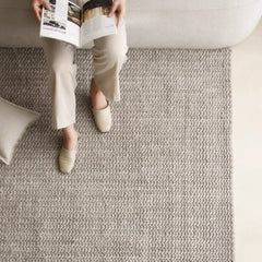 天然素材のみ使用した手織りカーペット!長くご愛用できる高品質な一品(wheat ear)