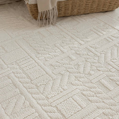 定番北欧風3Dデザインのウィルトン織カーペット(Waterproof Carpet-33)