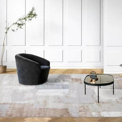 定番北欧風3Dデザインのウィルトン織カーペット(brs)