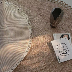 夏季に適した天然ジュート製カーペット(Sunflower)