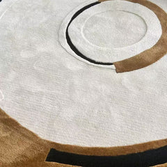 高級手作りタフティングガン刺しカーペット(circle)