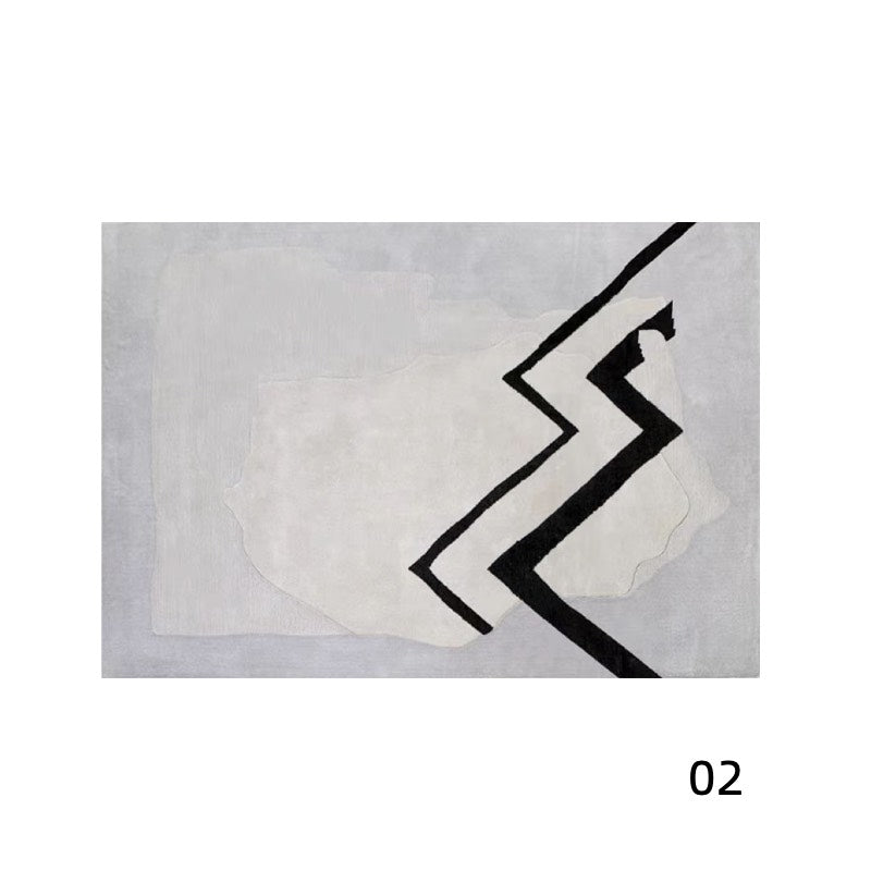 高級手作りタフティングガン刺しカーペット（ink painting）