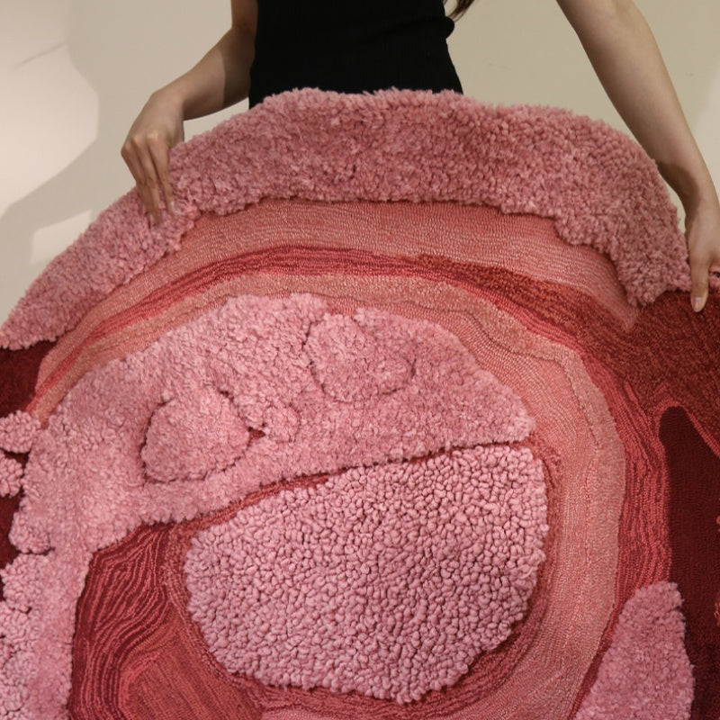 高級手作りタフティングガン刺しカーペット（Rosette Core）