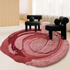 高級手作りタフティングガン刺しカーペット（Rosette Core）