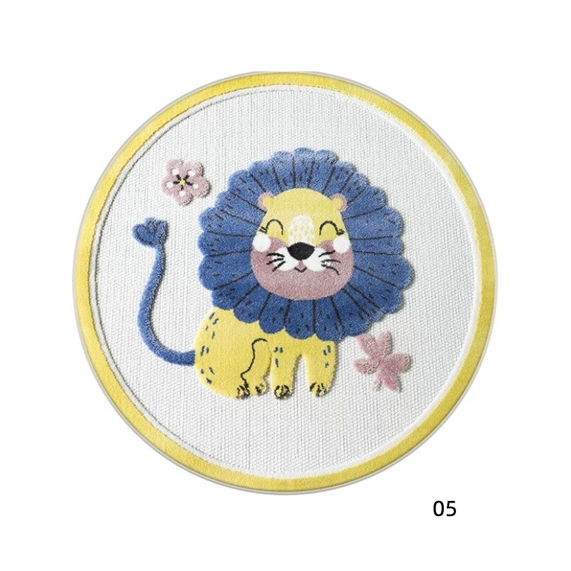 定番北欧風3Dデザインのウィルトン織カーペット（Zoo）