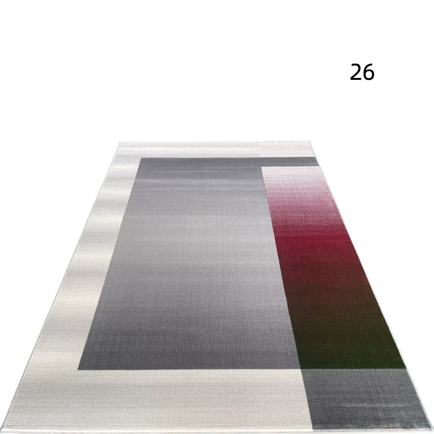 定番北欧風3Dデザインのウィルトン織カーペット（Zen Echo）