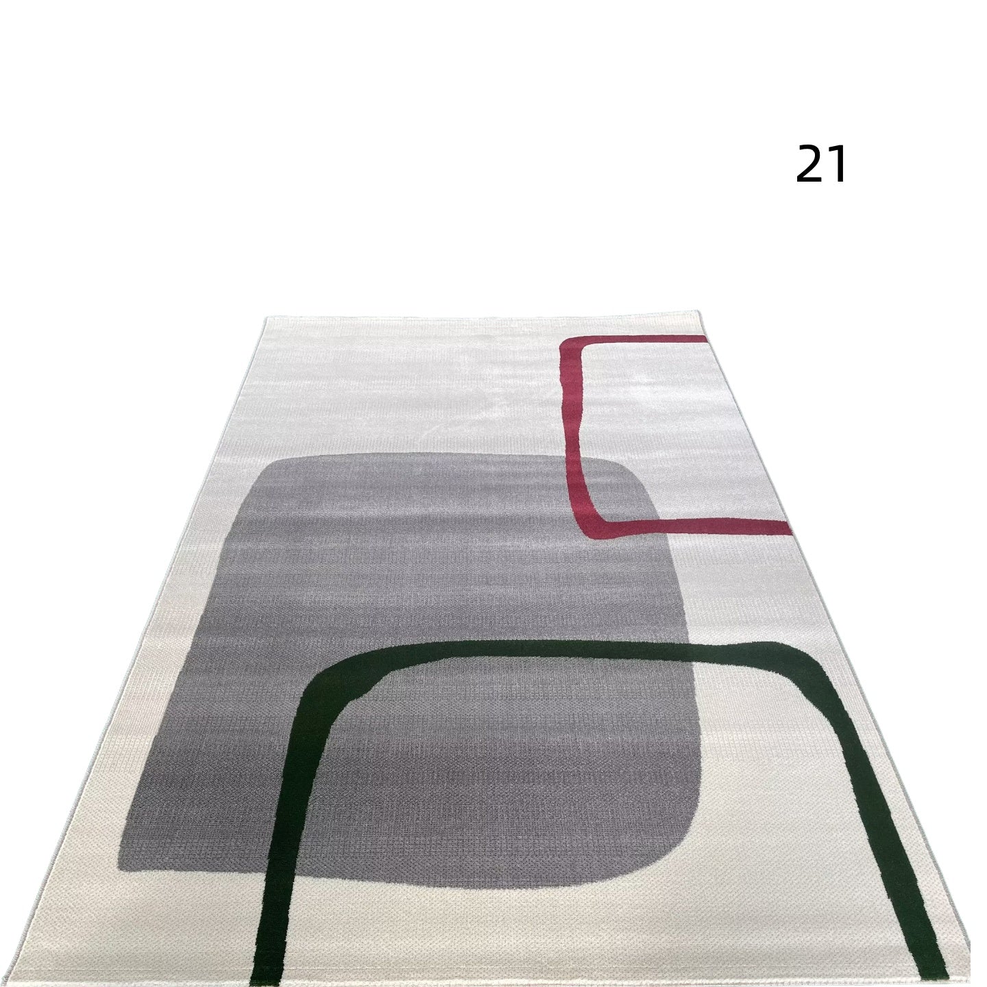 定番北欧風3Dデザインのウィルトン織カーペット（Zen Echo）