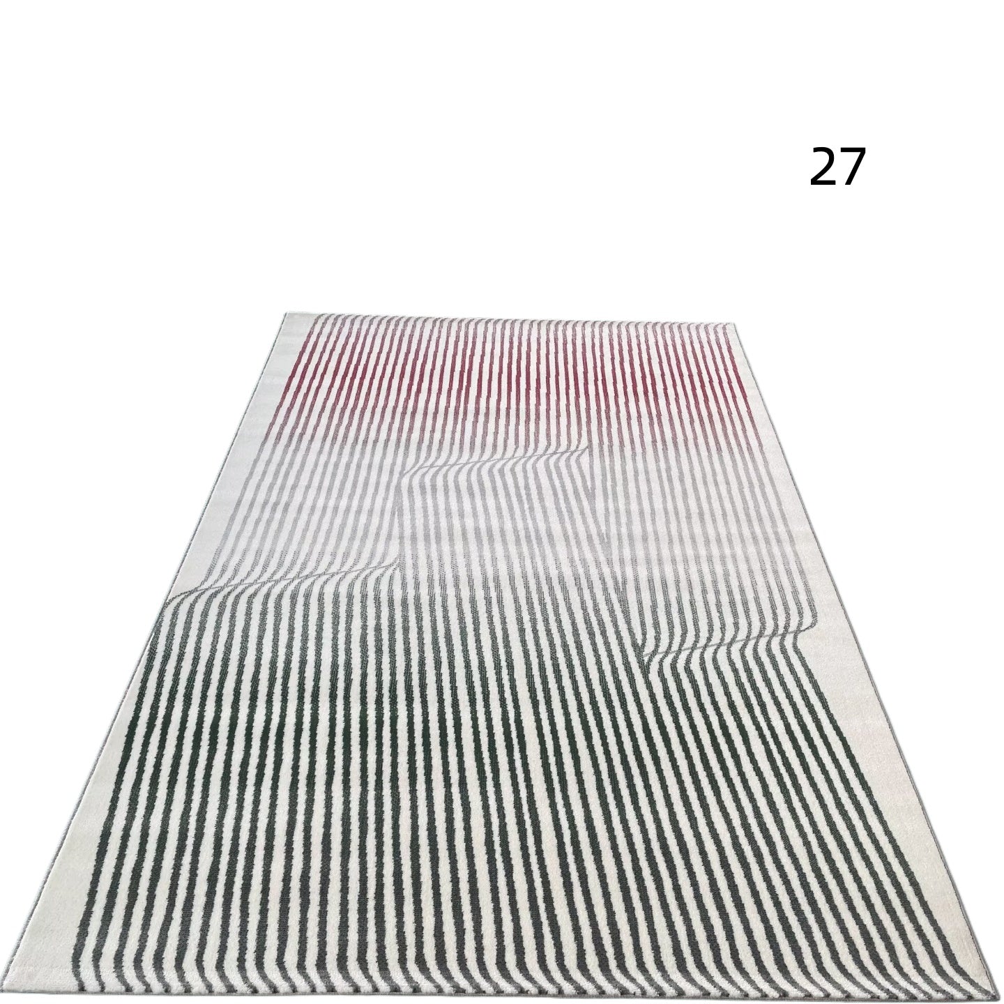 定番北欧風3Dデザインのウィルトン織カーペット（Zen Echo）