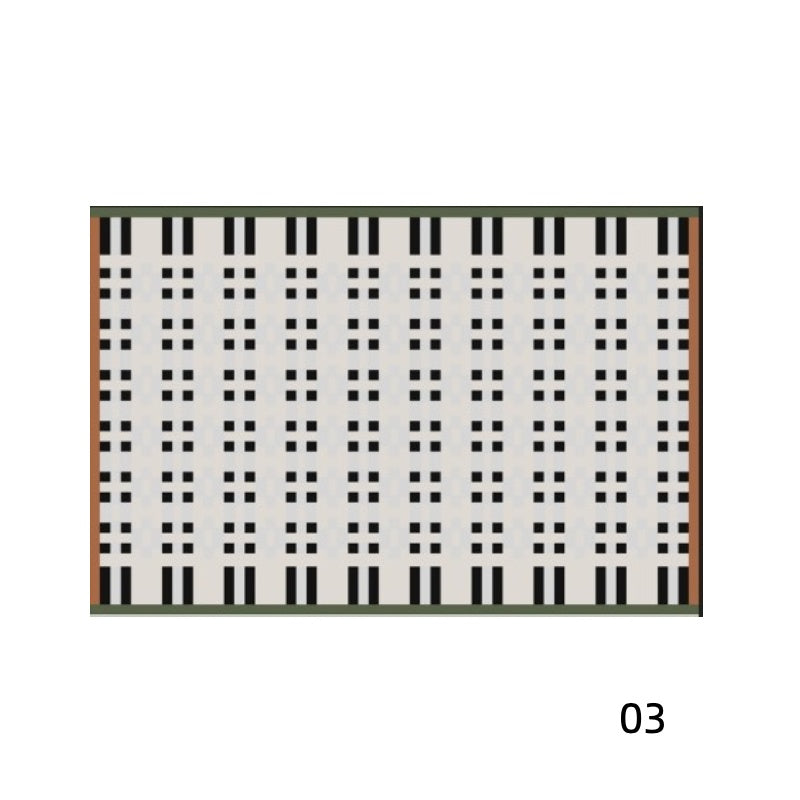 定番北欧風3Dデザインのウィルトン織カーペット（Archaic Rhythm）