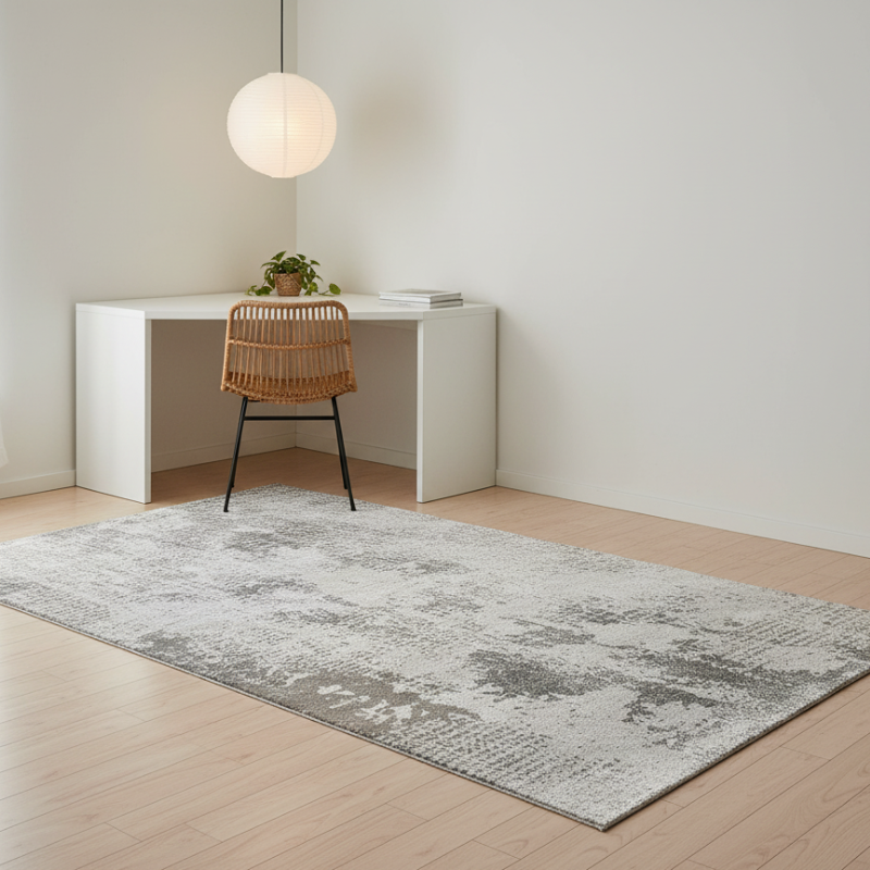 定番北欧風3Dデザインのウィルトン織カーペット（Zen Echo）