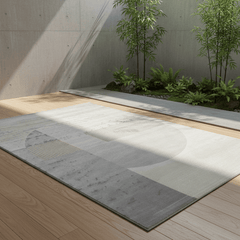 定番北欧風3Dデザインのウィルトン織カーペット（Pure Yang）