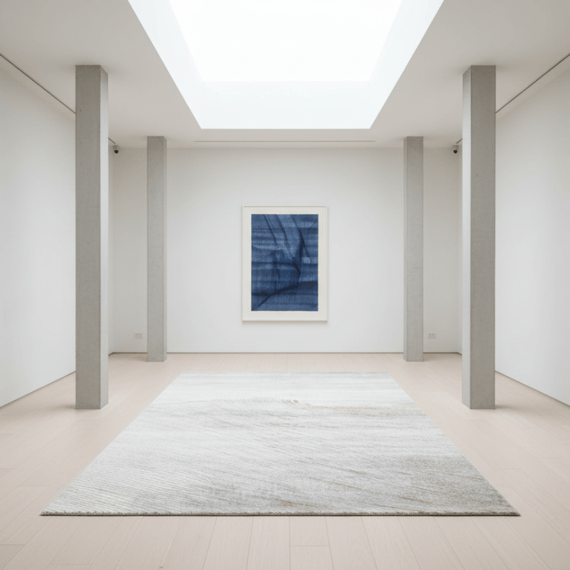 定番北欧風3Dデザインのウィルトン織カーペット（Yufan）