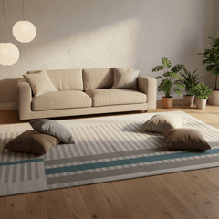 定番北欧風3Dデザインのウィルトン織カーペット（Grande）