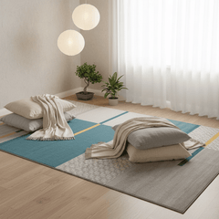 定番北欧風3Dデザインのウィルトン織カーペット（Grande）