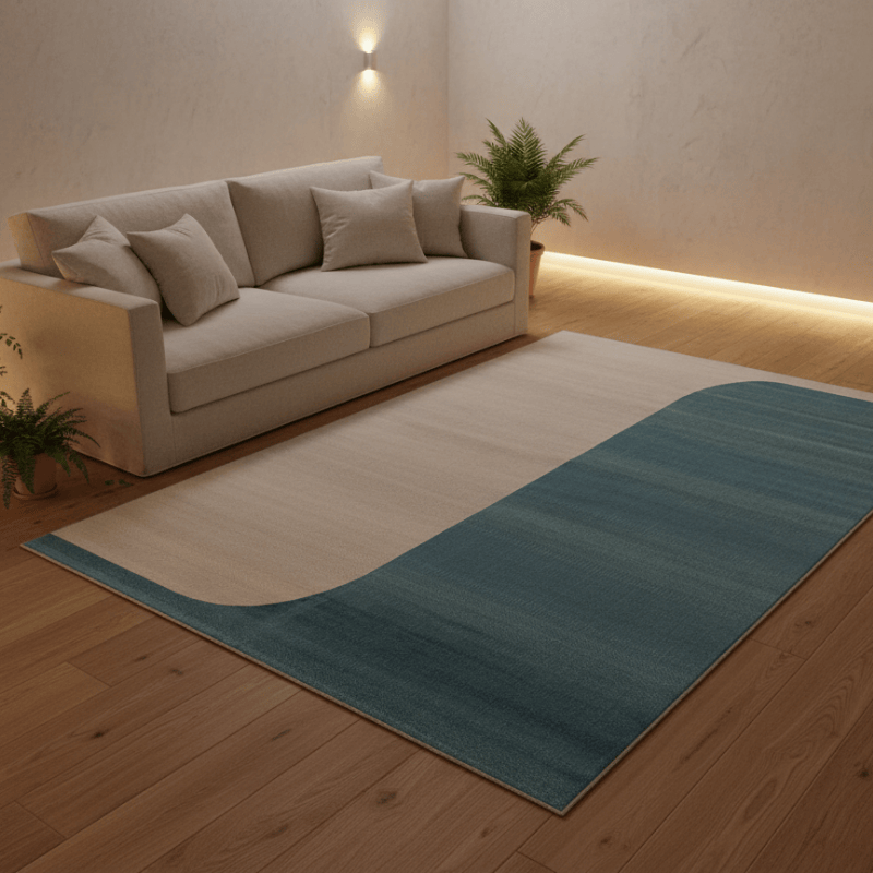 定番北欧風3Dデザインのウィルトン織カーペット（Grande）