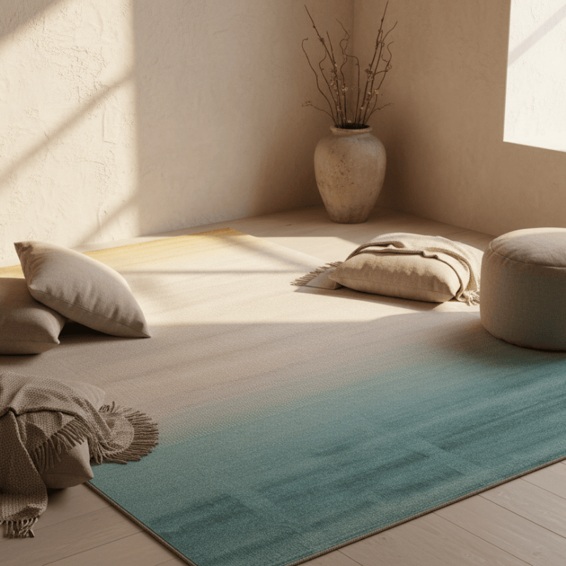 定番北欧風3Dデザインのウィルトン織カーペット（Grande）