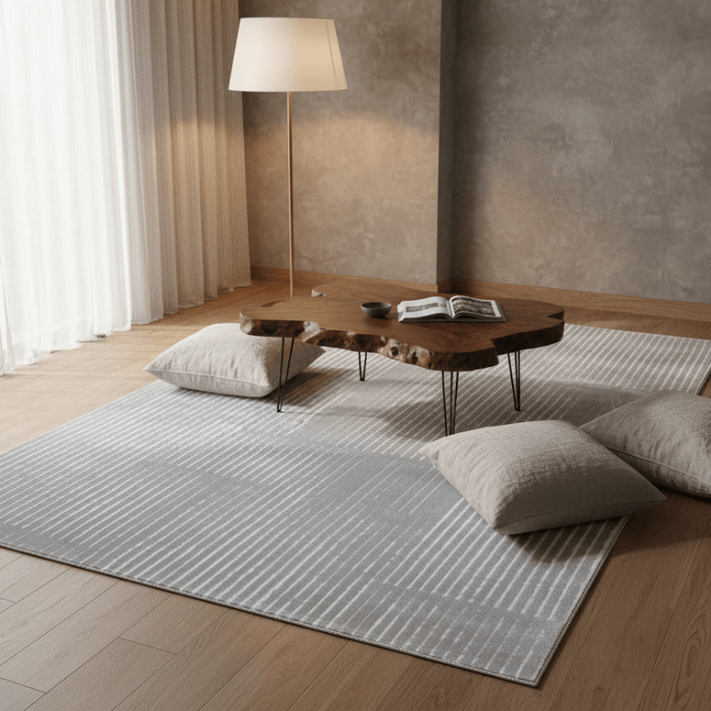 定番北欧風3Dデザインのウィルトン織カーペット（Simple Love）