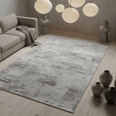 定番北欧風3Dデザインのウィルトン織カーペット（Weston Waterway）