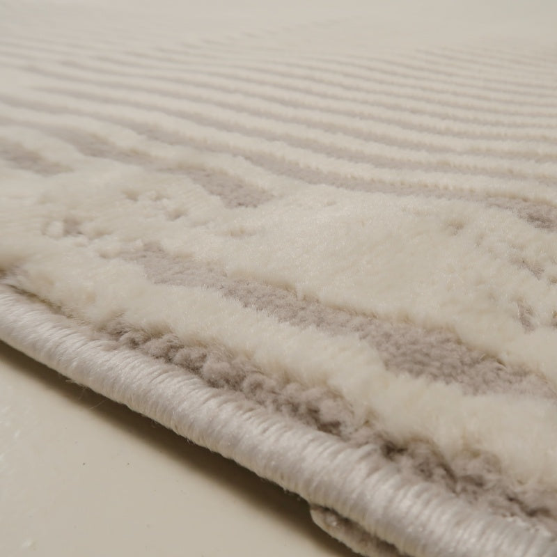 定番北欧風3Dデザインのウィルトン織カーペット（Pure Yang）