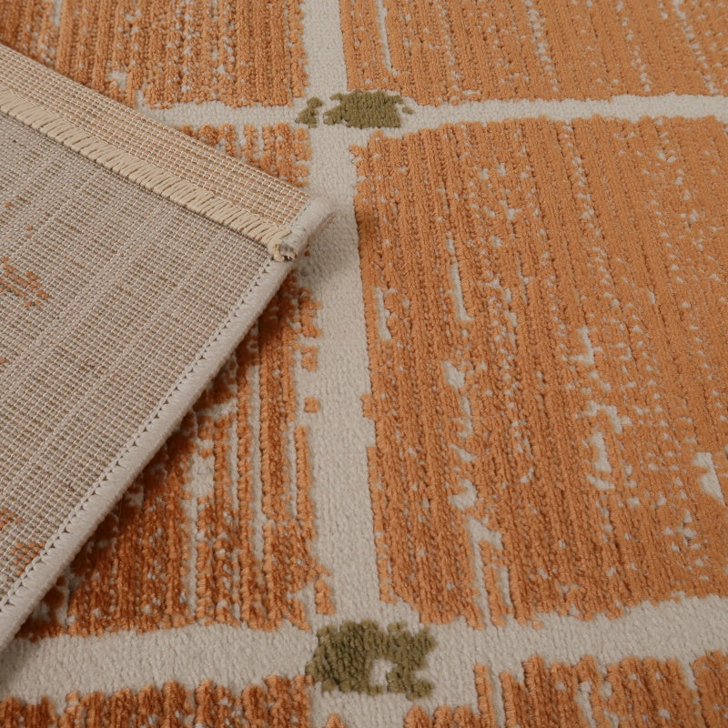 定番北欧風3Dデザインのウィルトン織カーペット（Archaic Rhythm）