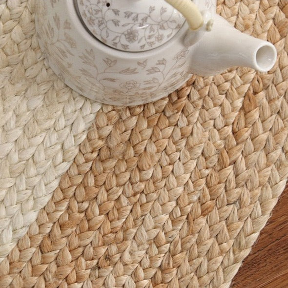 夏季に適した天然ジュート製カーペット（25）