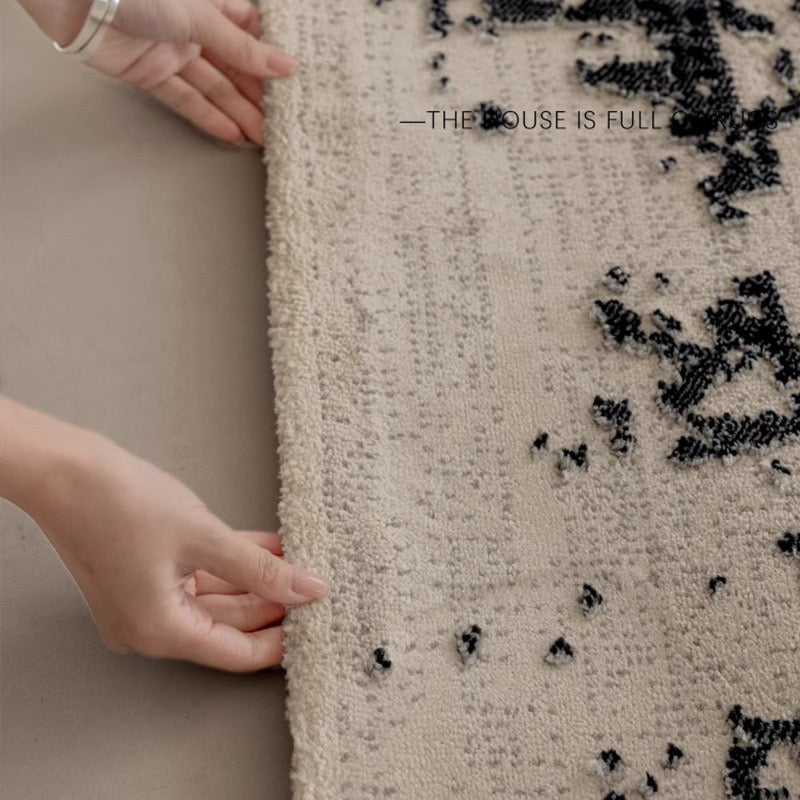 定番北欧風3Dデザインのウィルトン織カーペット（Embossed）