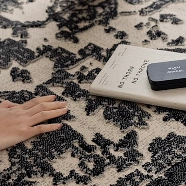 定番北欧風3Dデザインのウィルトン織カーペット（Embossed）