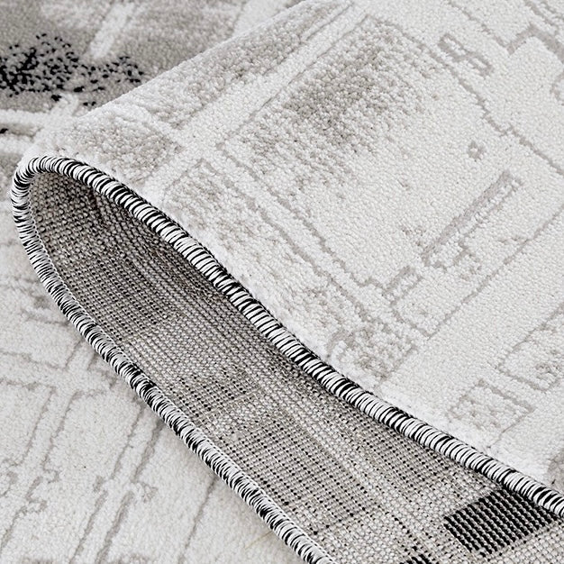 定番北欧風3Dデザインのウィルトン織カーペット（Film）