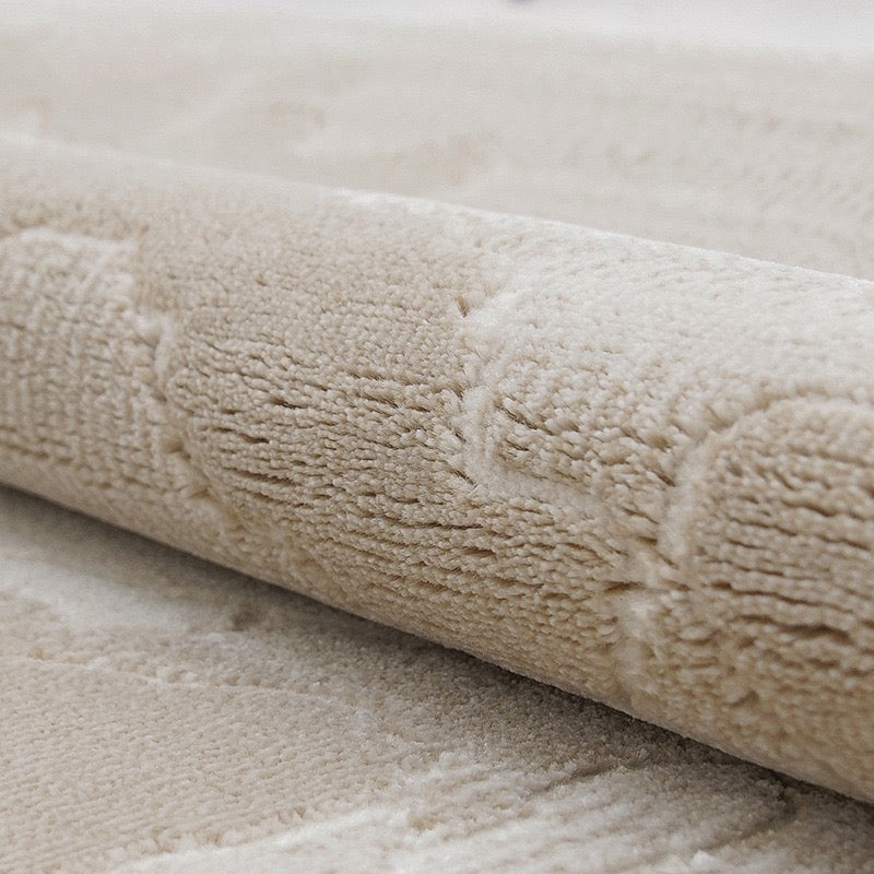 定番北欧風3Dデザインのウィルトン織カーペット（KA-Square）