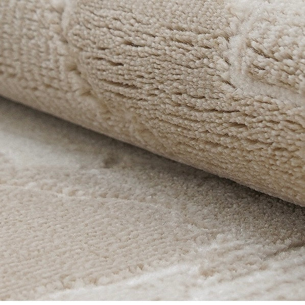 定番北欧風3Dデザインのウィルトン織カーペット（KA-Square）