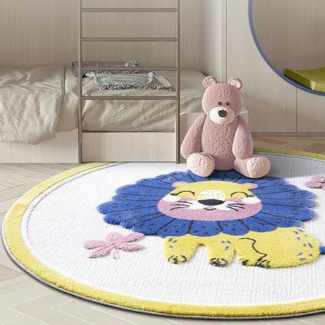 定番北欧風3Dデザインのウィルトン織カーペット（Zoo）