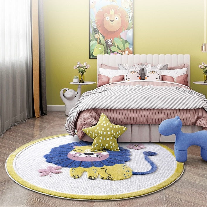 定番北欧風3Dデザインのウィルトン織カーペット（Zoo）