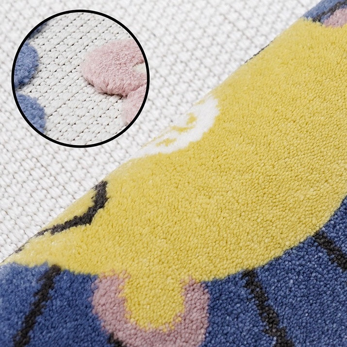 定番北欧風3Dデザインのウィルトン織カーペット（Zoo）