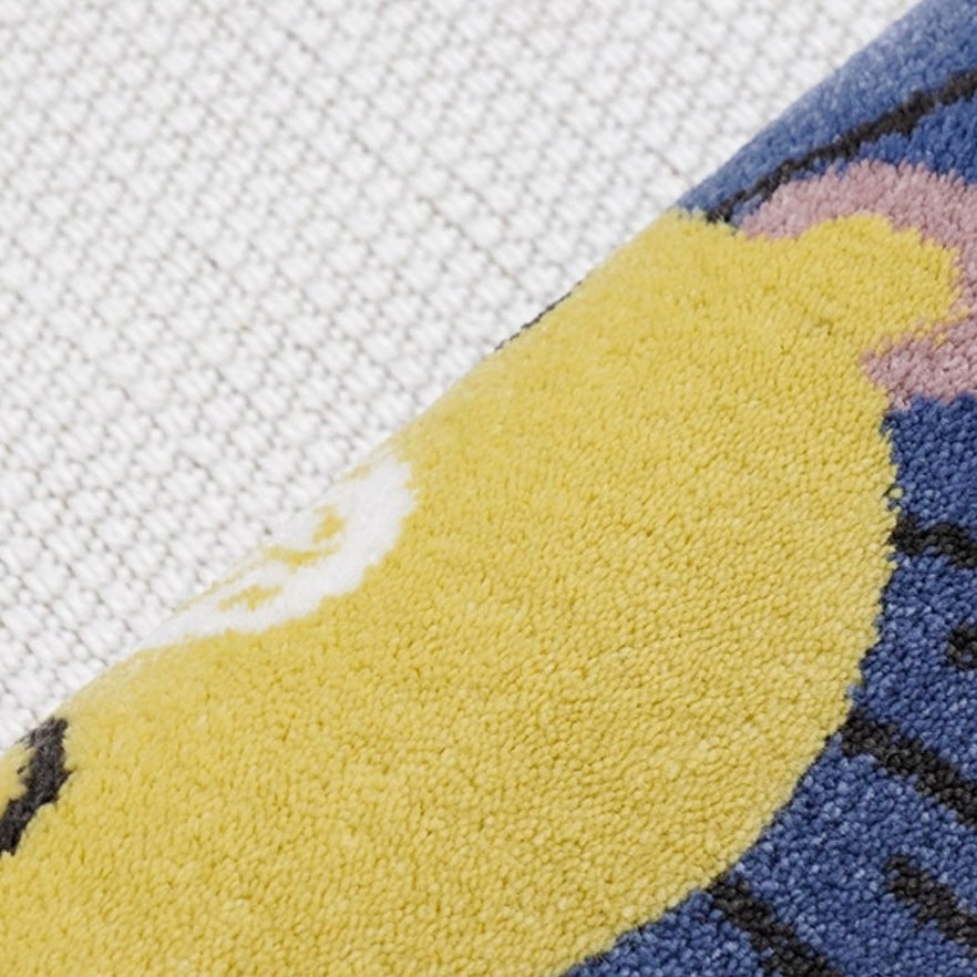 定番北欧風3Dデザインのウィルトン織カーペット（Zoo）