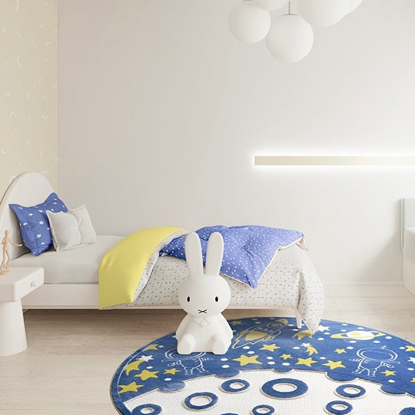 定番北欧風3Dデザインのウィルトン織カーペット（Zoo）