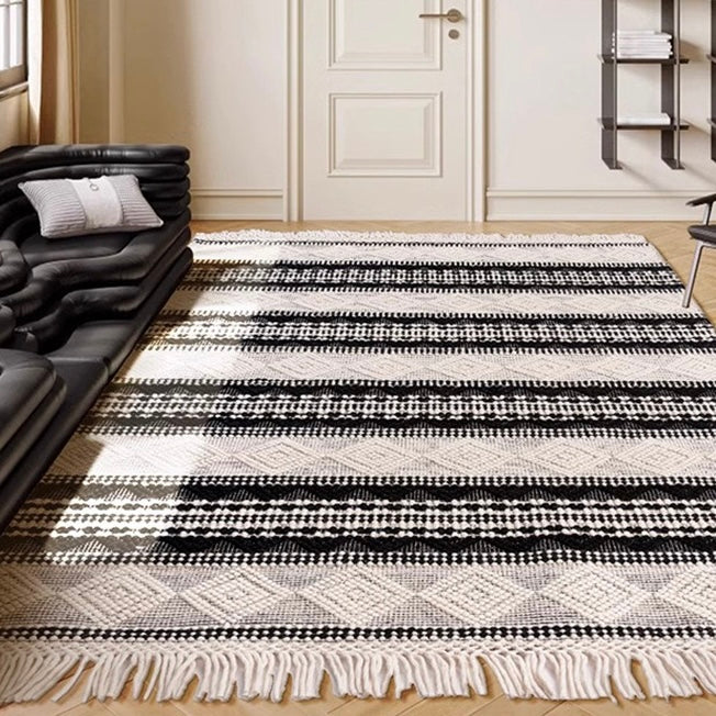 天然素材のみ使用した手織りカーペット！長くご愛用できる高品質な一品（Mexico-01）