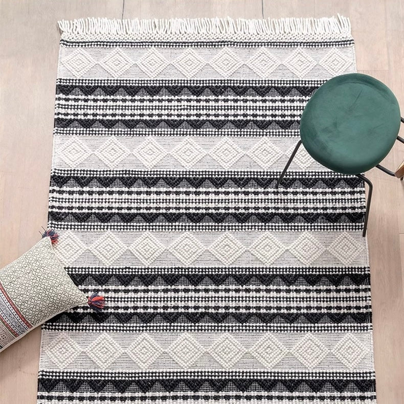 天然素材のみ使用した手織りカーペット！長くご愛用できる高品質な一品（Mexico-01）