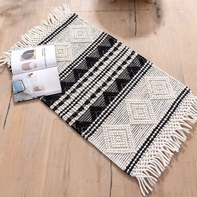 天然素材のみ使用した手織りカーペット！長くご愛用できる高品質な一品（Mexico-01）