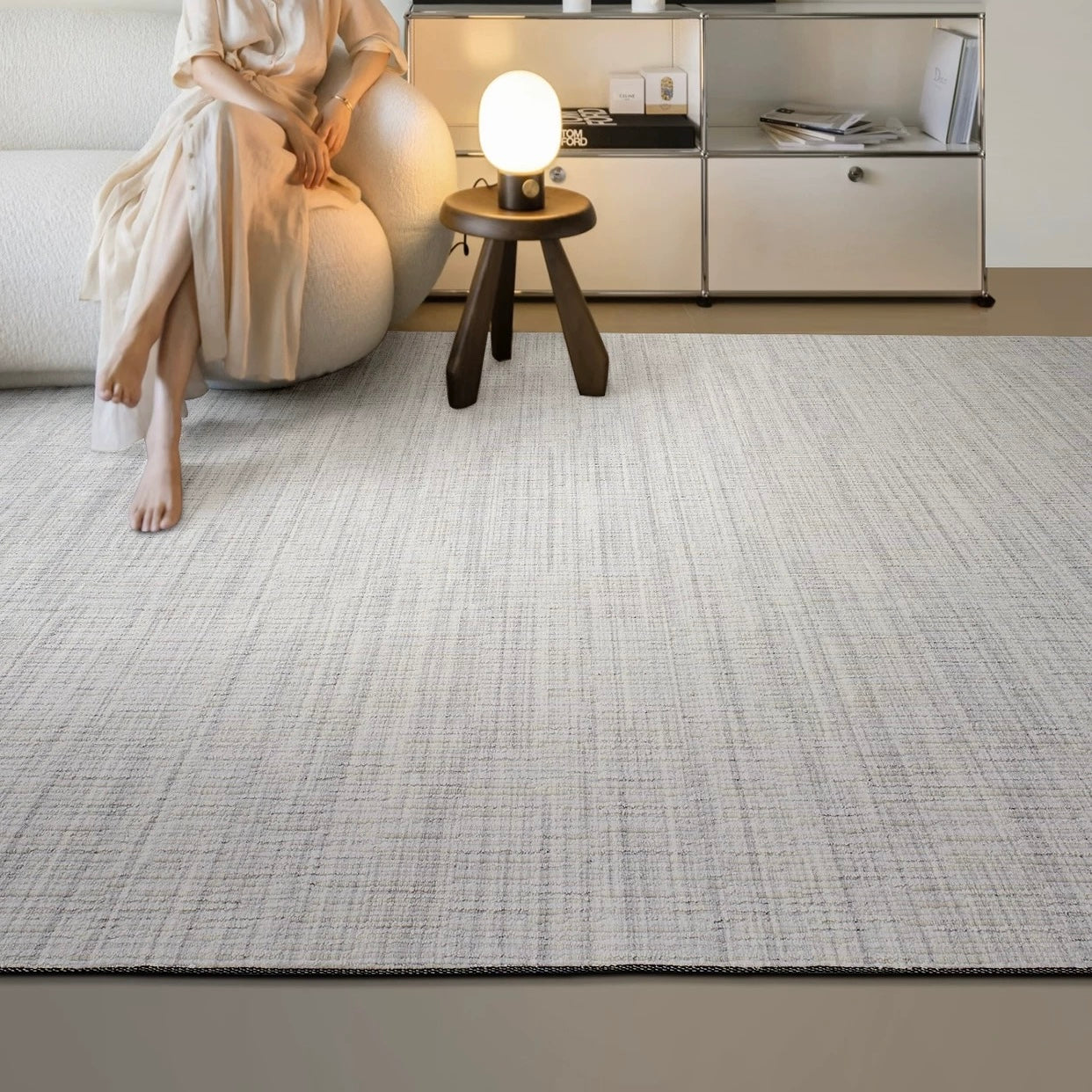 純天然羊毛を使用した機械織りのカーペット！長くご愛用できる高品質な一品（Skin）