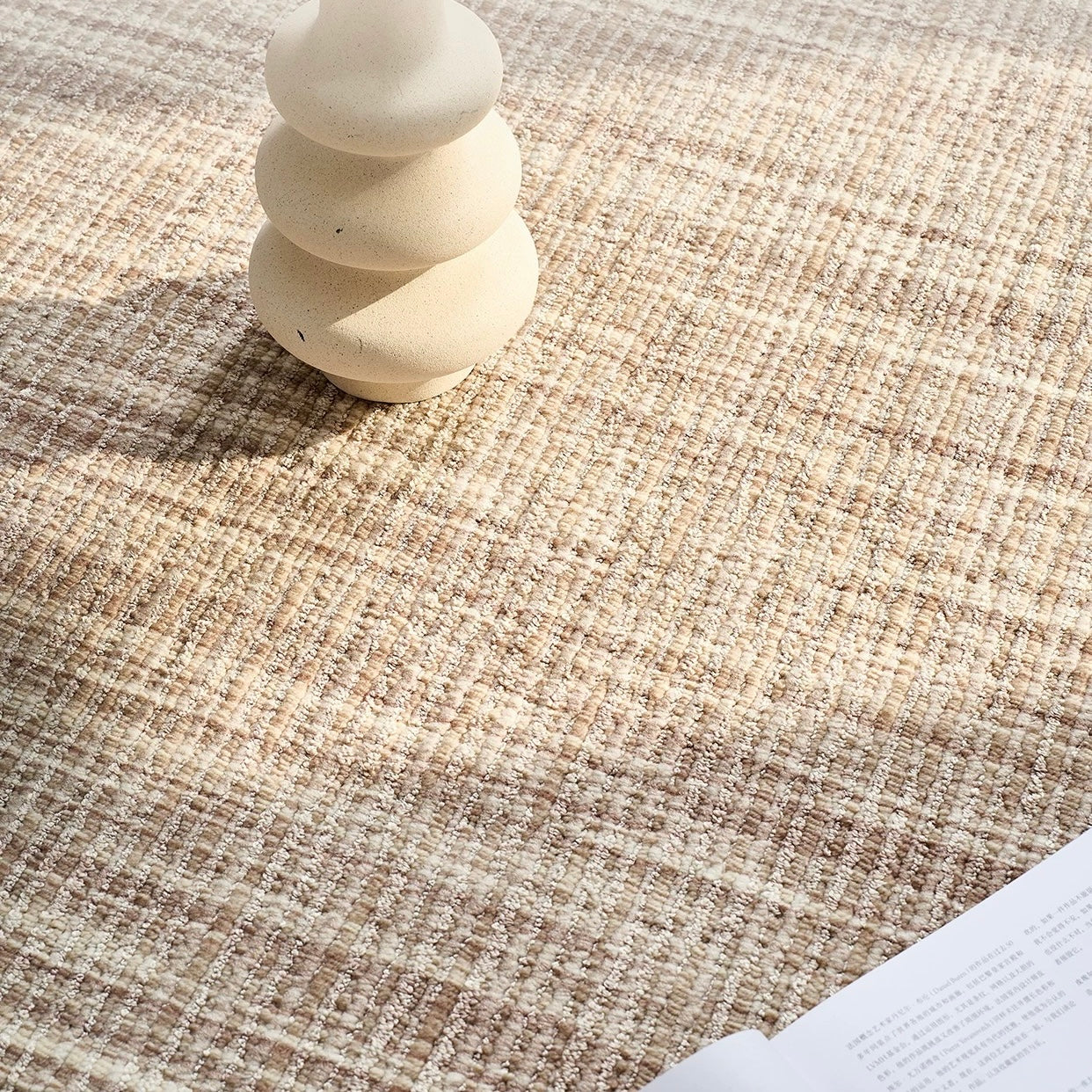 純天然羊毛を使用した機械織りのカーペット！長くご愛用できる高品質な一品（Skin）