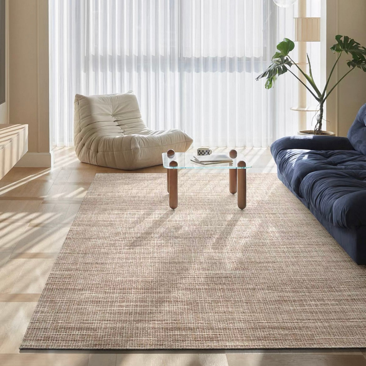 純天然羊毛を使用した機械織りのカーペット！長くご愛用できる高品質な一品（Skin）