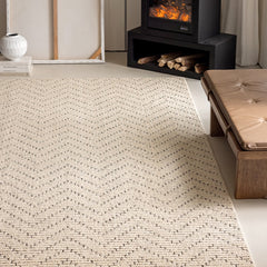 定番北欧風3Dデザインのウィルトン織カーペット（Waterproof Carpet-02）